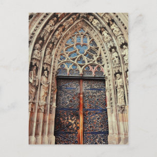 Carte Postale Porte de l'église de Nuremberg
