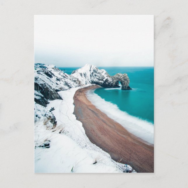 CARTE POSTALE PORTE DE NEIGE, LULWORTH, DORSET, RU (Devant)