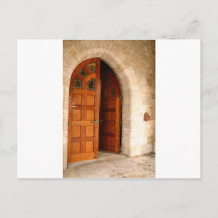 Carte Postale Porte double