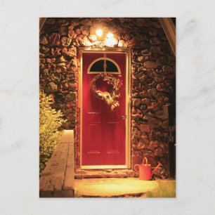 Carte Postale Porte du chalet