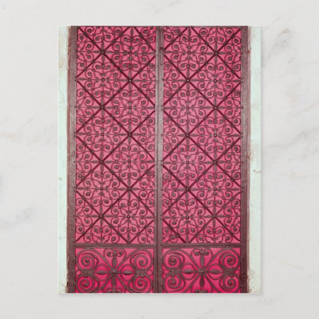 Carte Postale Porte du choeur de la cathédrale de Rouen (Devant)