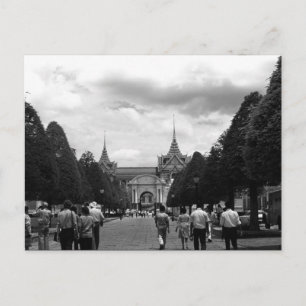 Carte Postale Porte du palais royal touristique de Bangkok en Th