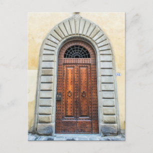 Carte Postale Porte en bois  Florence Italie Photo