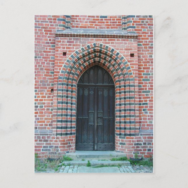 Carte Postale Porte gothique (Devant)
