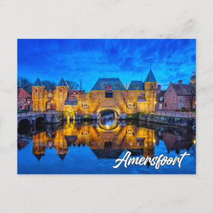 Carte Postale Porte Koppelpoort, Amersfoort, Pays-Bas