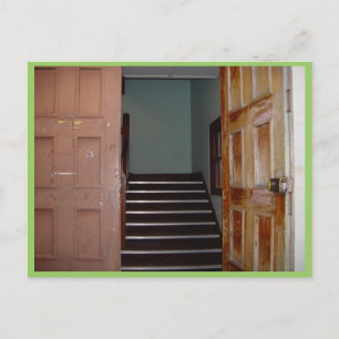 Carte Postale Porte Ouverte Et Escalier À Cameron Hall En Univer