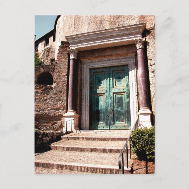 Carte Postale Porte verte (Devant)