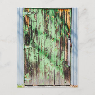 Carte Postale Porte verte