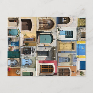 Carte Postale Portes colorées Chypre