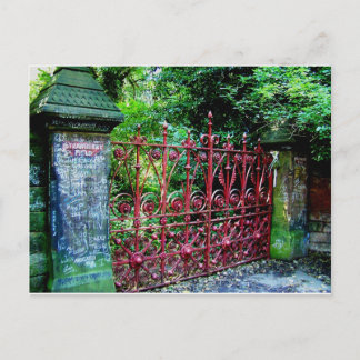 Carte Postale Portes de champs de fraises, Liverpool, Royaume-Un
