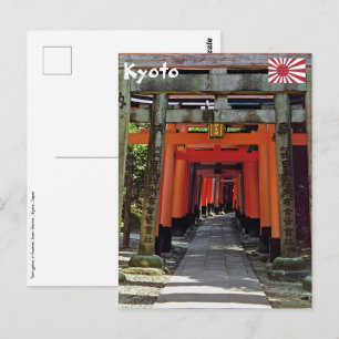 Carte Postale Portes de Torii - Kyoto, Japon, Asie