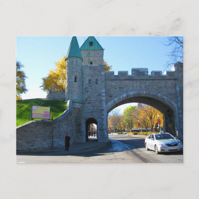 Carte Postale Portes du château de Québec-Canada (Devant)
