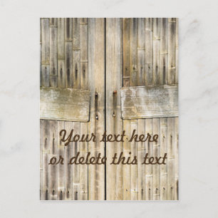 Carte Postale Portes en bambou