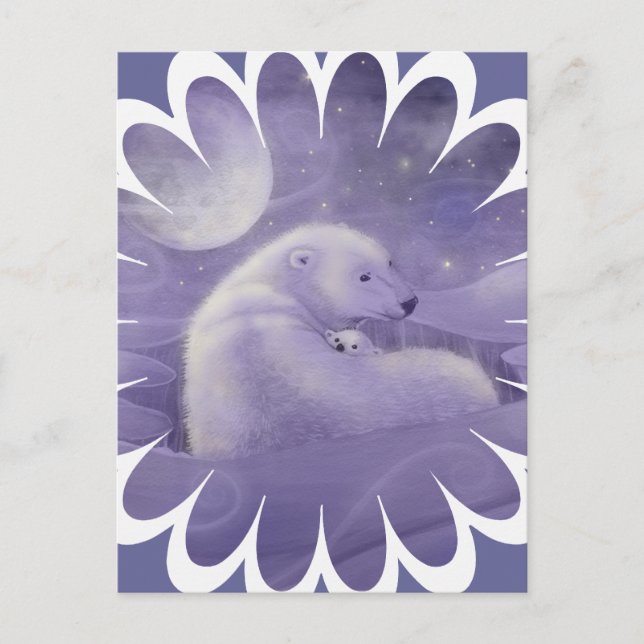 Carte Postale Portes polaires d'hiver douces (Devant)