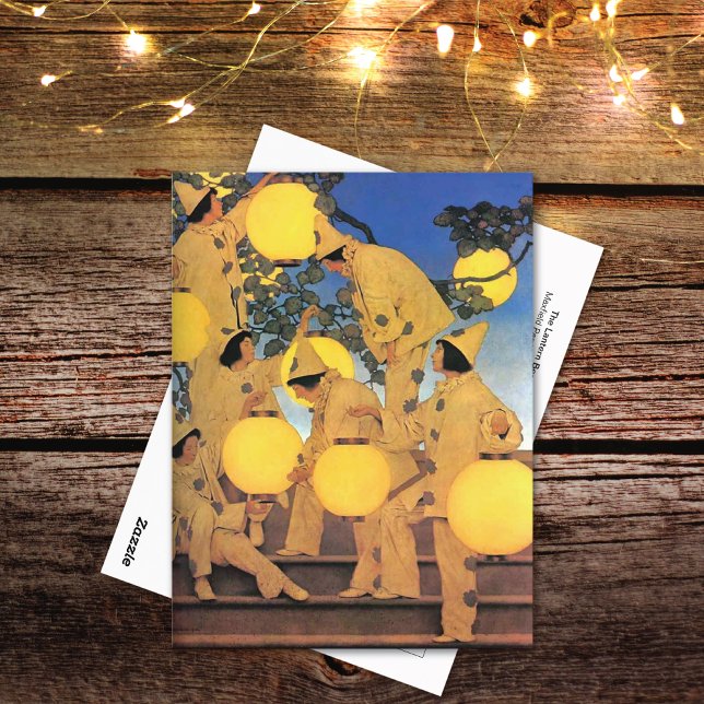 Carte Postale Porteurs de lanternes Maxfield Parrish (Créateur téléchargé)