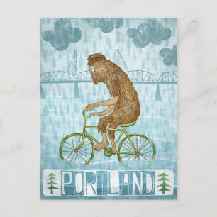 Carte Postale Portland Bigfoot