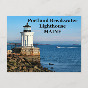Carte Postale Portland Breakwater Lighthouse, Maine Postcard