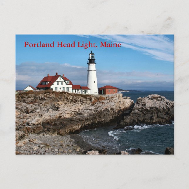 Carte Postale Portland Head Light, Maine Postcard (Devant)