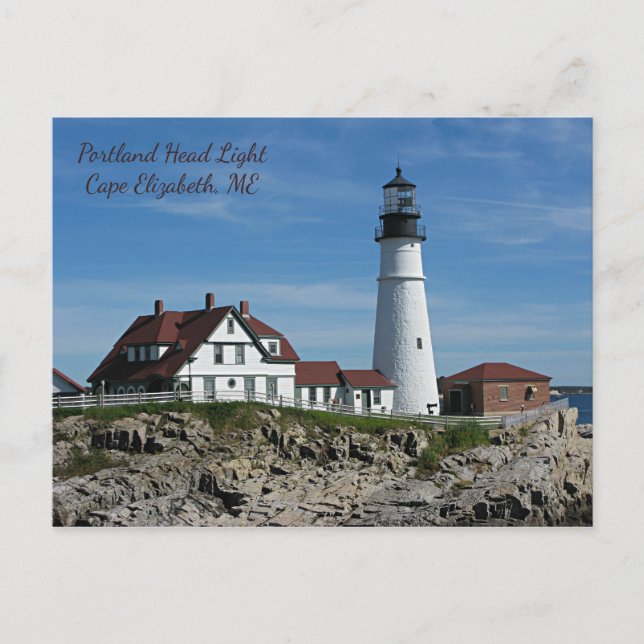 Carte Postale Portland Head Lighthouse, Maine (Devant)