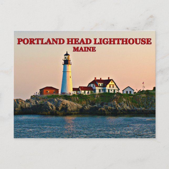 Carte Postale Portland Head Lighthouse, Maine Postcard (Devant)