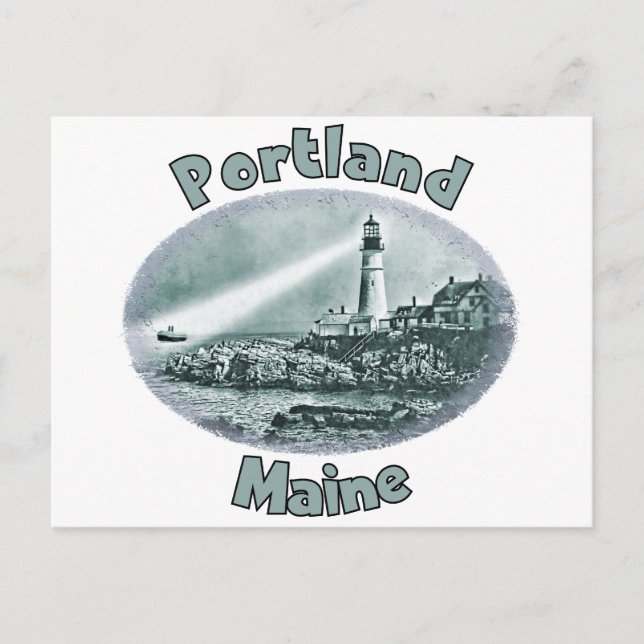 Carte Postale Portland, Maine (Devant)