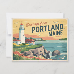 Carte postale Portland Maine