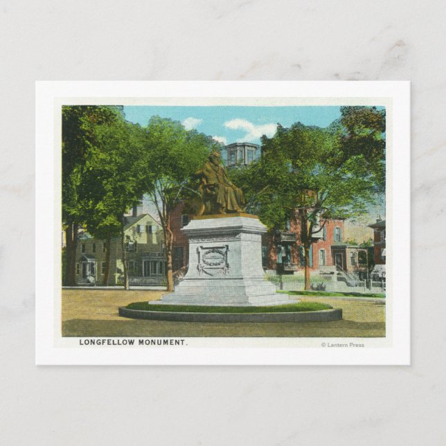 Carte Postale Portland, MaineOverhead Vue de Portland (Devant)