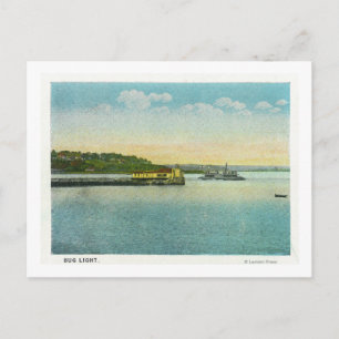 Carte Postale Portland, MaineVue du phare de Bug