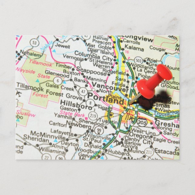 Carte Postale Portland, Oregon (Devant)