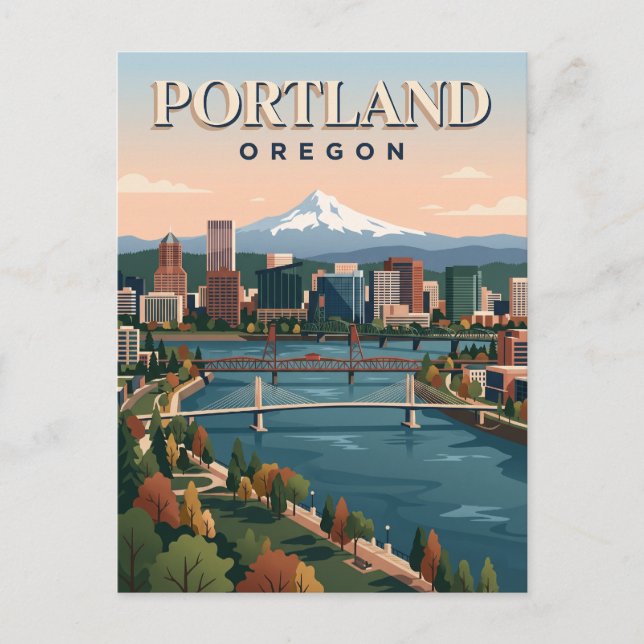 Carte Postale Portland Oregon (Devant)