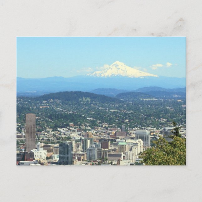Carte Postale Portland, Oregon City View, Mount Hood arrière - p (Devant)