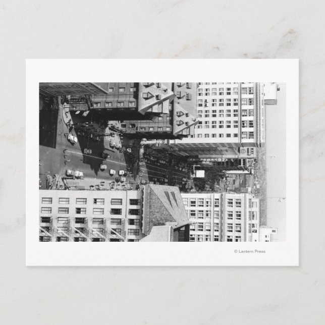 Carte Postale Portland, Oregon City Vue de la 6ème Avenue (Devant)