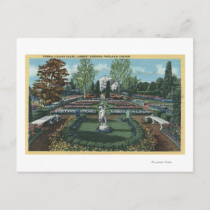 Carte Postale Portland, Oregon - Cour italienne formelle