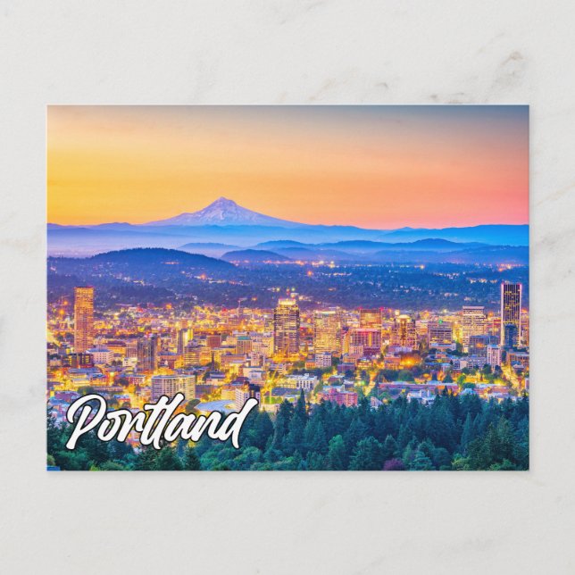 Carte Postale Portland, Oregon, États-Unis (Devant)