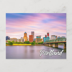 Carte Postale Portland, Oregon, États-Unis