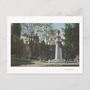 Carte Postale Portland, Oregon - Monument aux soldats et Comté