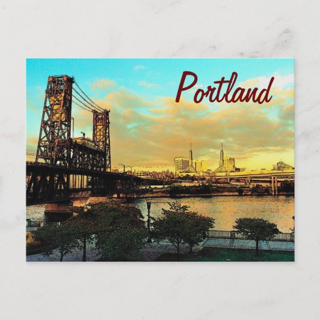 Carte Postale Portland Postcard (Devant)