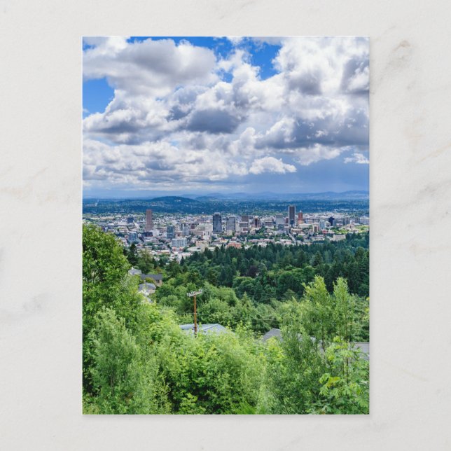 Carte Postale Portland Skyline (Devant)