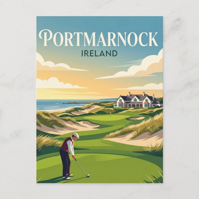 Carte Postale Portmarnock, Irlande (Devant)