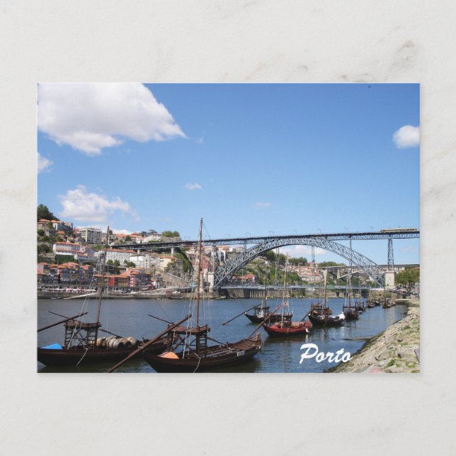 Carte Postale Porto au bord du Douro (Devant)