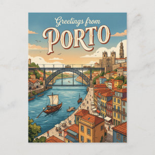 Carte Postale Porto Portugal