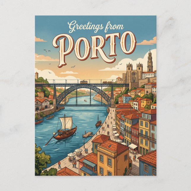 Carte Postale Porto Portugal (Devant)