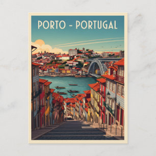 Carte Postale Porto, Portugal - Ville & Rivière