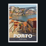 Carte Postale Porto Portugal Voyage<br><div class="desc">Porto, la deuxième ville du Portugal, est une destination captivante connue pour son charme historique, sa culture vivante et ses magnifiques paysages riverains. Située le long du fleuve Douro, Porto est célèbre pour ses bâtiments colorés recouverts de tuiles, ses rues pavées escarpées et son emblématique pont Dom Luís I, un...</div>