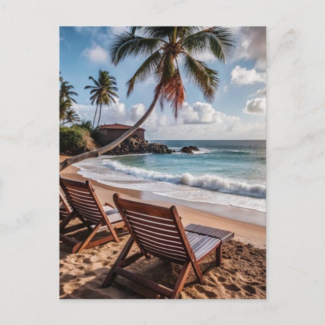 Carte Postale Porto Rico Beach Relax (Devant)