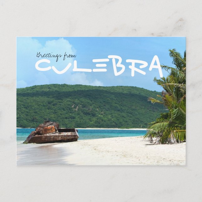 Carte Postale Porto Rico Beach Tank (Devant)