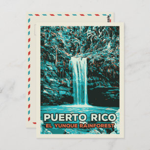 Carte postale Porto Rico, Parc national El Yunque
