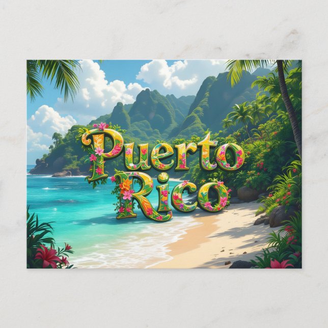Carte Postale Porto Rico rêve (Devant)