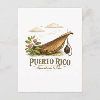 Carte Postale Porto Rico – Souvenirs de l'Île Nostalgique