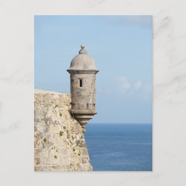 Carte Postale Porto Rico, Vieux San Juan, section d'El Morro (Devant)